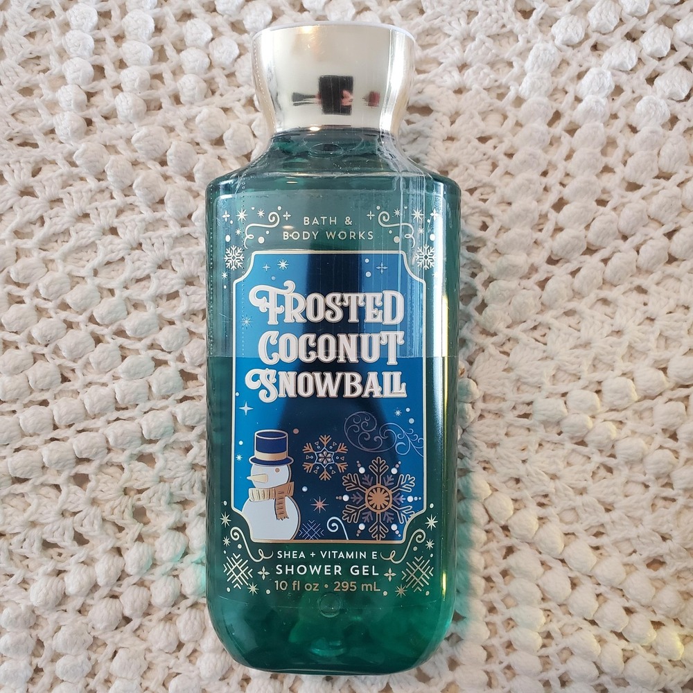 Bath &‎ Body Works Frosted Coconut Snowball Shower Gel 10 fl oz 295 mL 2019